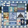 Finland Quilt Blanket Ver 3  Quilt
